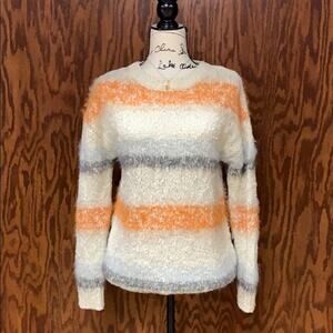 Workshop Fuzzy Stripe Sweater Women’s Medium